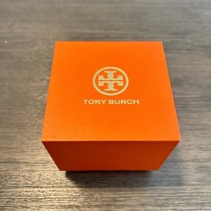 Tory Burch watch box display Color Orange 3.25 X 3.25 X 3.5 inch